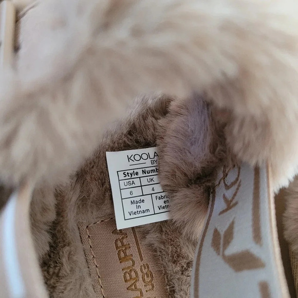 NWOB Koolaburra By UGG Amphora Fuzz-Oh Faux Fur Sandal - Picture 8 of 11